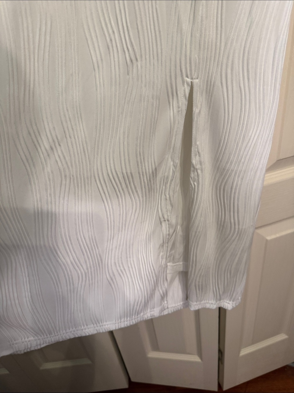 Rihoas brand size large white dress with pearl straps. Brand new with tags - Picture 2 of 4